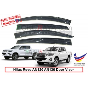 Toyota Hilux Revo Rogue (8th Gen) 2016 AG Door Visor Air Press Wind Deflector (Big 12cm Width)